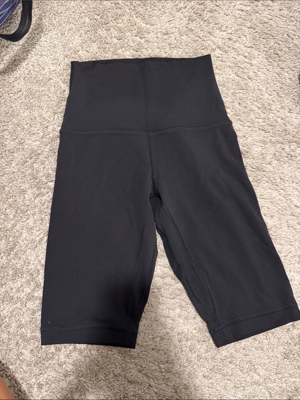 lululemon athletica Black High-Waist Bike Shorts